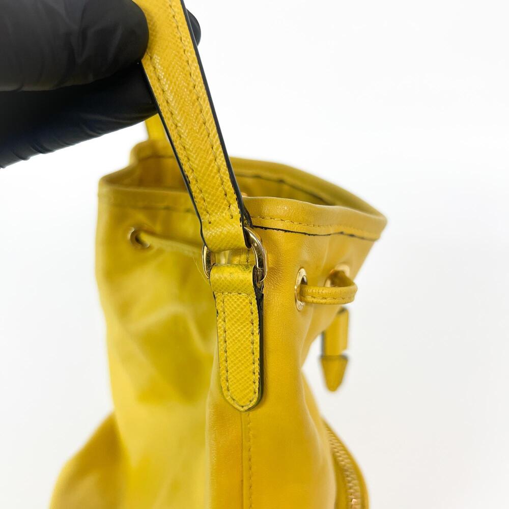 Prada Duet Drawstring Bucket Leather - Picture 10 of 13